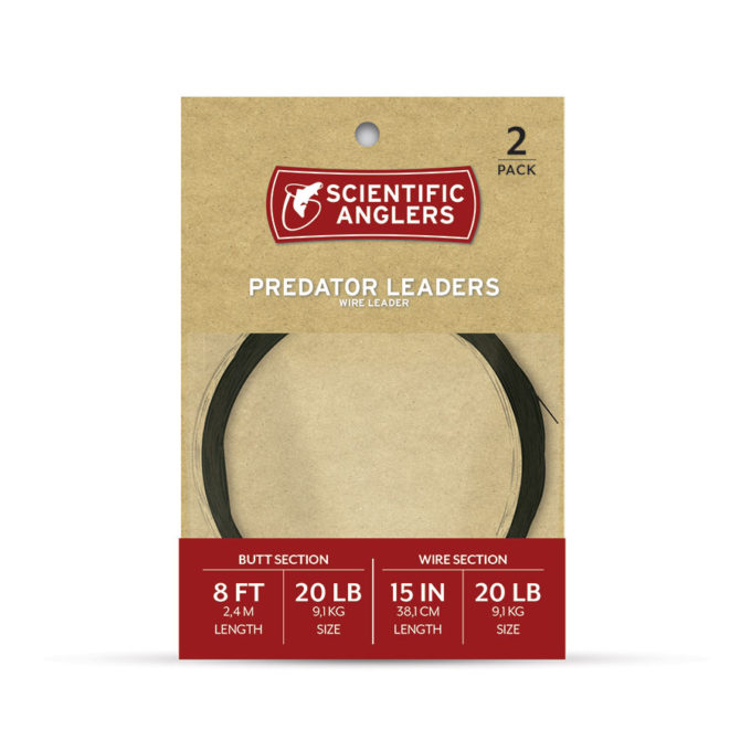 SCIENTIFIC ANGLERS SPECIALTY LEADERS PREDATOR 8' TAPERED LEADER 