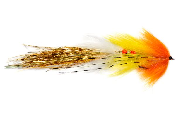 ARTICULATED WHISTLER YELLOW & ORANGE SIZE 4/0 (TWR8)