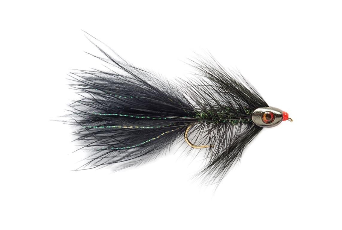 SKULLHEAD WOOLLY BUGGER BLACK  