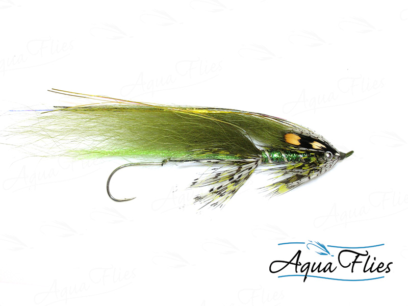 AQUA FLIES Senyo flow rider OLIVE (PB2A)