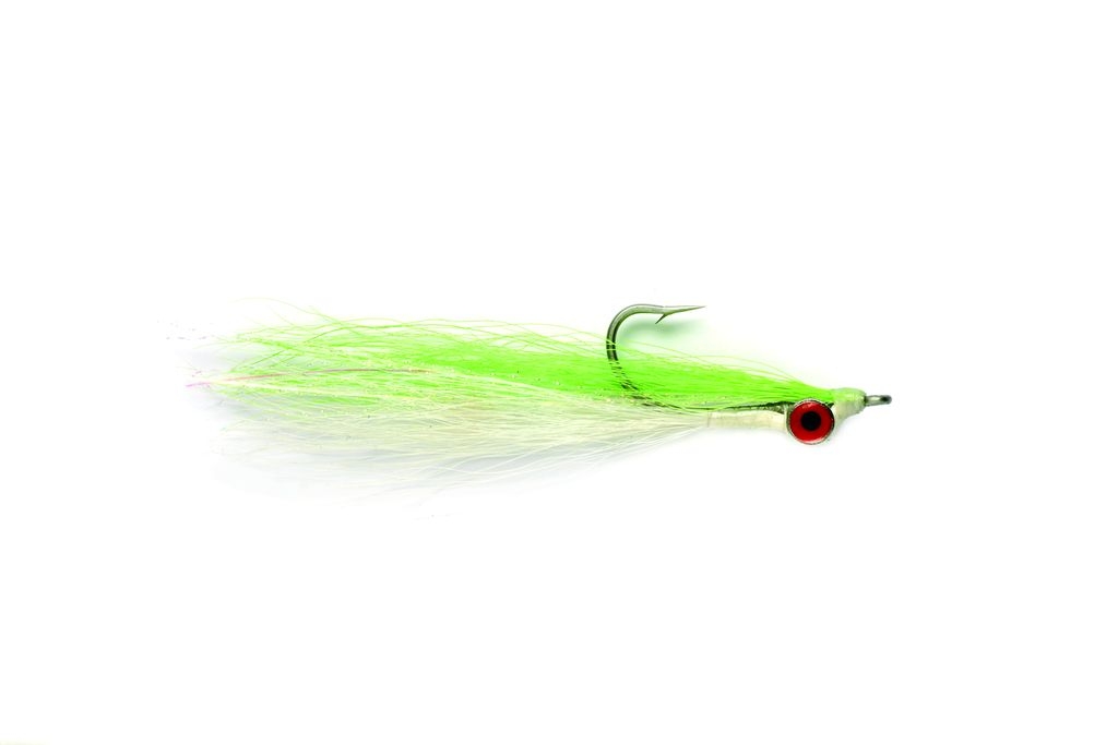 DEPTH CHARGE CLOUSER CHARTREUSE AND WHITE SIZE 2/0 (F3C