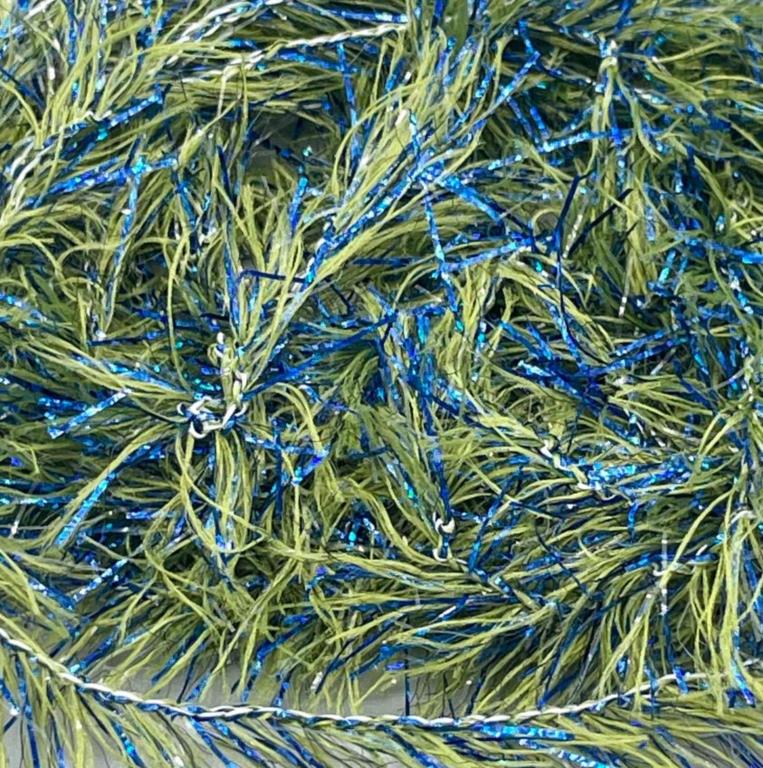 UPAVON Blue Flash Damsel Straggle Hackle