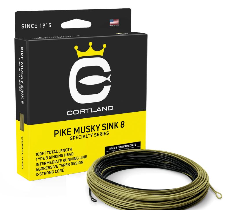  CORTLAND SPECIALITY SERIES PIKE MUSKY SINK 8