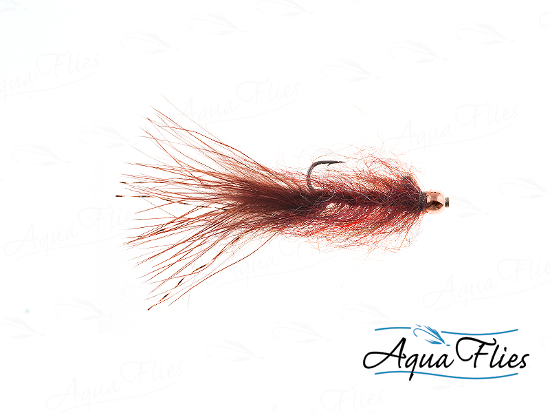 AQUA FLIES BALANCED LEECH BROWN