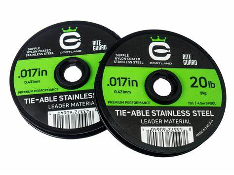 CORTLAND TIE-ABLE STAINLESS STEEL LEADER MATERIAL