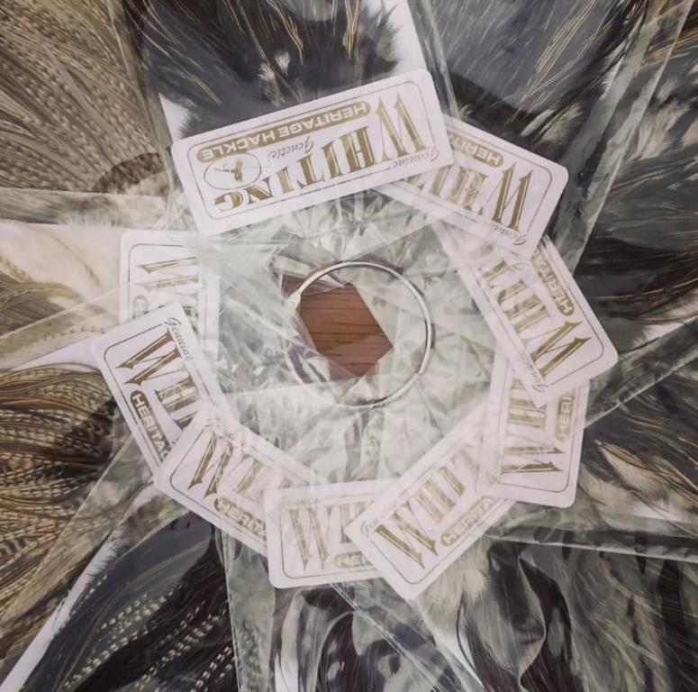 WHITING HERITAGE HACKLE SADDLE Grade 3