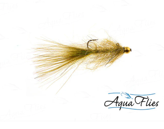 AQUA FLIES BALANCED LEECH OLIVE