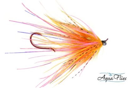 AQUA FLIES Mini Intruder Hot pink/Orange (PB2C)
