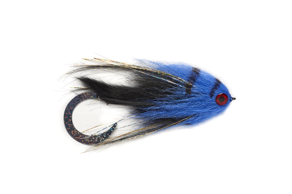 PAOLO'S WIGGLE BUNNY BLACK & BLUE 6/0 (TWR3)