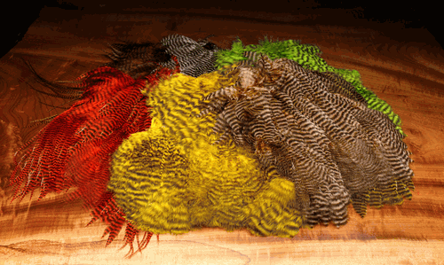 HARELINE Soft Hackle Marabou Patch