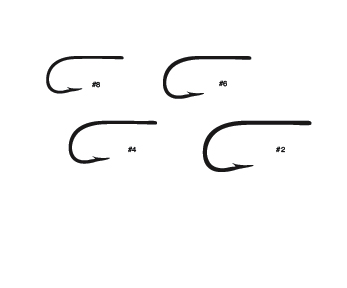 Tiemco Saltwater TMC 800s qty 25