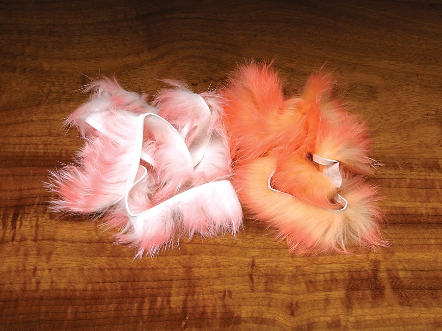 HARELINE Rabbit Strips Flesh Two Toned Crosscut 1/8