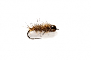 Hare’s Ear Black Barbless (Tungsten Head)